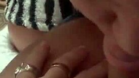 Intense Cumshot Lands on Prostitute's Face in Amateur Encounter