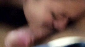 teen bitch sucks and drinks piss excitedly