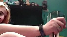 Trying on new panties in the anime world