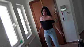 Hard anal with stepbrother after wild cum party