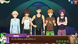 Výborná hra Friends Camp 17. díl 18+ se skautskýma odznakama a ruským hlasem