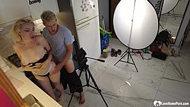 photoshoot turned into me bending over and fucking the tattooed model.