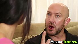 babe's big juggs fucked and jizzed during hardcore titty fuck and blowjob