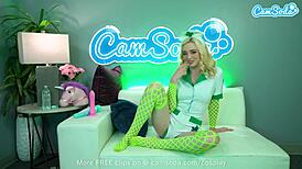 camsoda blonde teen nurse cosplay goes wild 😜