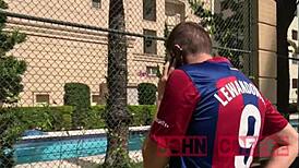 hot japanese wife lina nakamura invites husband's friend john coffee to office for interracial big cock fun