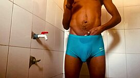 Bathing While Step Sister Fucks Hard Next Room