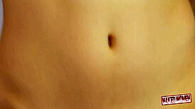 Sweet Carla brings vintage nude pleasure in retro solo