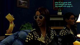 Putain j'ai craqué en matant ces salopes noires dans Sims 4