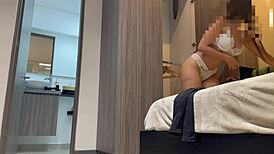 Hidden Cam Captures Latina's Big Tits and Ass at Gym