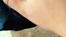 Estrenando la lenceria usada que me regalo mi tia