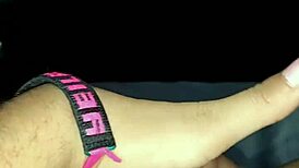 Masturbating My Pussy While Watching Hot Shemale Creampie Porn