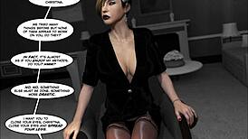 check out this crazy 3d comic vox populi episode 19 with milf and big cock action 😜