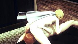 Femboy Feels Intense Pleasure In Yaoi Fuck