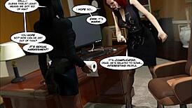 check out this crazy 3d comic vox populi episode 19 with milf and big cock action 😜