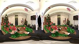 Ashley, Gracie, Stephanie Seduce After Holiday Party.