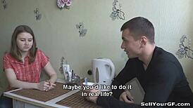 Serenity's Interracial Doggy for Cash