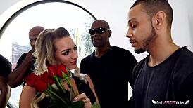 can cali carter handle five big black cocks?