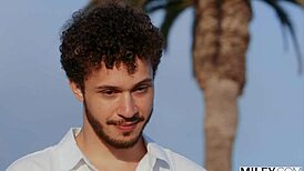 Milfy Photographer Turns Sexy Blonde Sarah into His Hot Subject