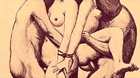 vintage anime hentai illustrations