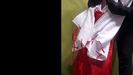 Witch girl naughty punishment cosplay