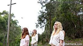 Australian bbw enjoys yoga retreat with masturbation and fingering