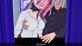 watching two brothers seducing a witch in online game ntr part 4