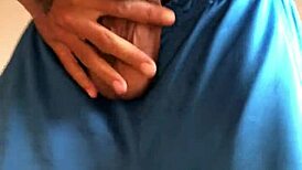 I mark my dick in soccer shorts and give milk