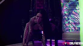 Black haired goth Lacey Jayne craves hardcore fuck with monster cock
