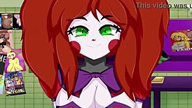 Circus baby flaunts big sexy tits