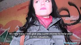 Public Agent Offers Street Cash For Suck And Fuck On Big Thick Dick