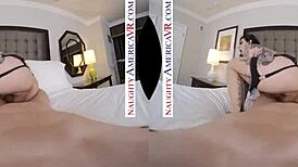 Joanna angel feels naughty pleasure from licking balls and getting fucked