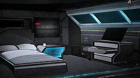 star wars orange trainer gets rough with alien doggystyle. bent over for monster action!