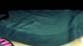 Masturbating My Pussy While Watching Hot Shemale Creampie Porn