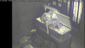 Couple caught fucking hardcore on hidden cam.