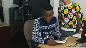 Young Boy and Old Lady Engage in Gay Sex During Holiday Special