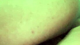 Dildo stretches big ass during intense anal masturbation session