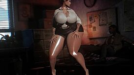 Office Scene With Big Ass And Tits