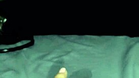 Masturbating My Pussy While Watching Hot Shemale Creampie Porn