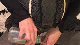 Golden Piss moment with a wild old drunk character