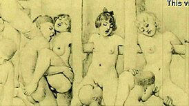 vintage anime hentai illustrations