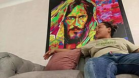 Lover Visits While Husband Works