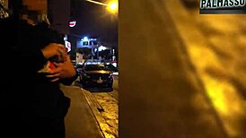 estaba esperando novio pero desconocido me convence para video