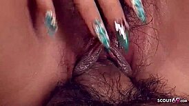 I’m stunned by this Japanese teen’s big tits and deep creampie from an old guy