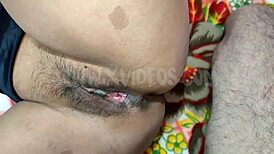 The girlfriend's pussy screamed during intense fucking, then he plunged into her ass.