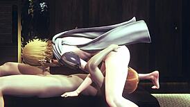 Femboy Feels Intense Pleasure In Yaoi Fuck