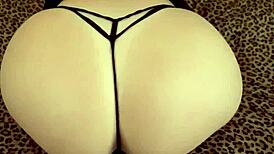 trying to stretch my ass with a monster cock. homemade anal attempt