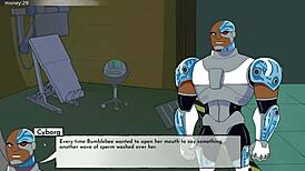 18titans part 21 - enjoying blackfire in hentai