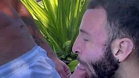 Rannalla Brasilian iso kyrpä ulkona man 😜