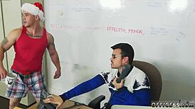 Young Boy and Old Lady Engage in Gay Sex During Holiday Special