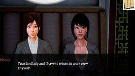 Teen Girl in Anime Family with Big Ass and Small Tits.